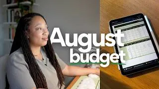 Thumbnail: last month I spent more money than I made. let's budget for August.