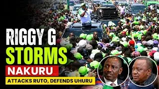 Thumbnail: GACHAGUA FIRES BACK AT RUTO! Riggy G Defends Uhuru as DCP Storms Nakuru