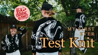 Thumbnail: Project Vlog | FLASH TATTOO CARDIGAN by Bea Creative Knits | TEST KNIT