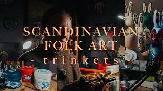 Thumbnail: FIRST EVER MARKET PREP | Scandinavian Folk Art Trinkets