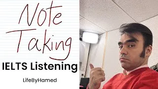 Thumbnail: note taking method -- ielts Listening