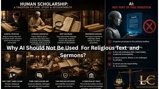 Thumbnail: Why AI should not be used  for Religious Texts & Sermons?
