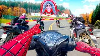 Thumbnail: Bros 6 Spider-Man Meets Serbian Princess Dancing Abandoned RACE TRACK (Life Hero POV)