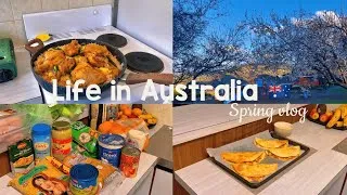 Thumbnail: Spring in the countryside of Australia | Grocery haul| Chicken biryani & taco wraps | Aesthetic vlog