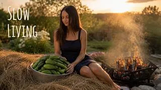 Thumbnail: COUNTRY GIRL 🌿 Why I Live Alone in a Remote Russian Village: Slow Living & Summer Routine