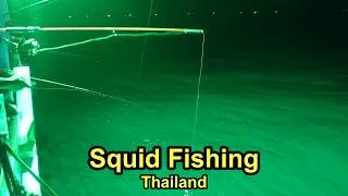 Thumbnail: Squid Fishing in Thailand on a Tourist Boat, Koh Samet, Thailand.