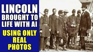 Thumbnail: President Abraham Lincoln Brought to Life With AI (Using Only Real Photos)