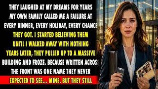 Thumbnail: My Family Called Me a Failure for Years — Then They Saw My Name on a Building
