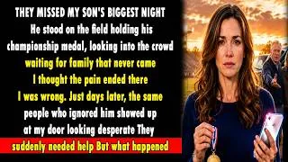 Thumbnail: My Family Skipped My Son’s Championship Game — Then They Came Begging for Help