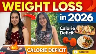 Thumbnail: How to track calories and loose weight in 2026? Calorie deficit is important to loose weight ✨️