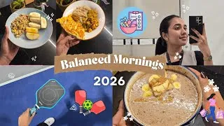 Thumbnail: Balanced Breakfast🥣 | Lunch🍛 | healthy recipes✨️🌸 | Shopping Haul | First vlog - 2026🦋