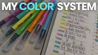 Thumbnail: My Color Coding System | Why It Actually Works (The Psychology Behind It)