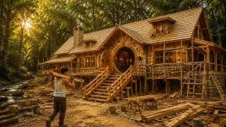Thumbnail: That young man gave up everything to build the villa in the forest in just 203 days.| by @anvswild