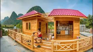 Thumbnail: No one believed she could build a million-dollar wooden mansion in just 275 days. | by @Toan1987