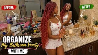 Thumbnail: Organize My Bathroom Vanity With Me | Declutter, Clean & Reset My Space