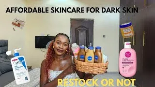 Thumbnail: Affordable Skincare for Dark Skin Girls: What I'm Restocking and What I'm Never Buying Again