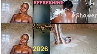 Thumbnail: Refreshing Everything Shower Routine | Hair Care, Skincare & Body Care #everythingshower #showergirl