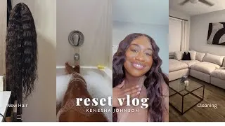 Thumbnail: dear diary … reset vlog | minimum talking | cleaning | new hair & more