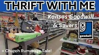 Thumbnail: Fresh Cart Score! Goodwill Savers Church Rummage Thrift With Me! Vintage 80s Home Decor + Cute Bag!