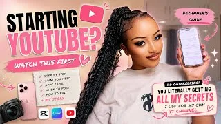 Thumbnail: I STARTED WHERE YOU ARE! Let Me Show You EVERYTHING You Need to Start a Successful YouTube Channel