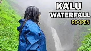 Thumbnail: My Life's First Trek In Monsoon | Kalu Waterfall Vlog | Near Malshej Ghat Tallest Waterfall