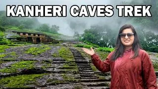 Thumbnail: I climbed on Ancient Rock | Kanheri Caves Vlog