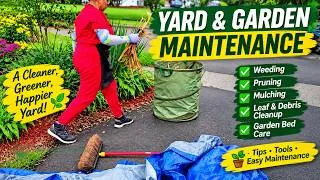 Thumbnail: Front Yard and Garden Maintenance. Cleaning Inspo and Motivation August  lifeongreenwood