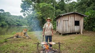 Thumbnail: HE LIVES ISOLATED AND ALONE IN THE FOREST - WITHOUT ELECTRICITY, WITHOUT CONTACT WITH ANYONE.