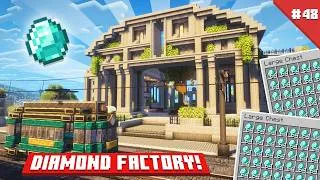 Thumbnail: I Built a BANK to automate INFINITE DIAMONDS in Minecraft Create Mod! [#48]