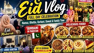 Thumbnail: Eid ul Adha Vlog 2026 | Namaz, Qurbani in Pakistan, Dawat & Family Time | Full Day Celebration