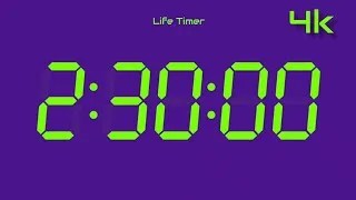 Thumbnail: 2 Hours 30 Minutes Countdown Timer ⏳4K | Digital Timer | End With Alarm 🔔