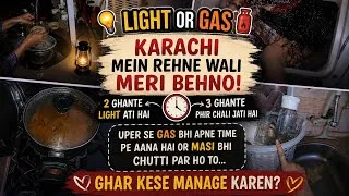 Thumbnail: No Maid, No Light, No Gas 😭 Still Managing My Home! | Karachi Housewife Routine @lifewithAmmopari 