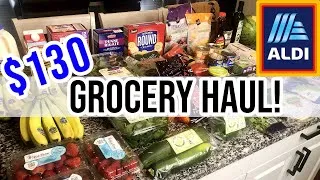 Thumbnail: *NEW* BUDGET GROCERY HAUL / $130 ALDI HAUL WITH PRICES!
