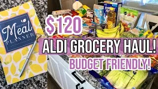 Thumbnail: *NEW* $120 ALDI GROCERY HAUL/MEAL PLAN & PRICES INCLUDED/EXTREME BUDGET CHALLENGE MARCH 2023
