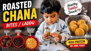 Thumbnail: Healthy Chana Dates Bites for Toddlers & Kids | Easy No Sugar Snack Recipe
