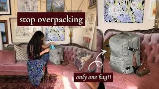 Thumbnail: packing 12 Days in ONE personal item ✈️ the sudoku method