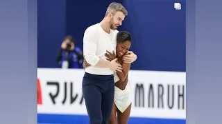 Thumbnail: Vanessa James and Eric Radford 🥉 place after FP[worlds championships 2022 in france] Montpellier