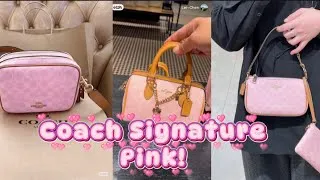 Thumbnail: 👜🌸Coach Pink Signature collection 🌺🌸