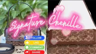 Thumbnail: Coach Etta in signature Chenille review & caring tips💼👜