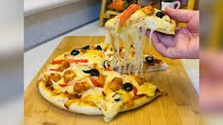 Thumbnail: Perfect Recipe 🍕| This Homemade Chicken Pizza MELTS in Your Mouth🤤| Life With Miral