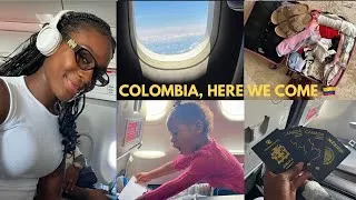 Thumbnail: Traveling to Colombia with Two Toddlers 🇨🇴 | Airport Chaos, Packing & Travel Day