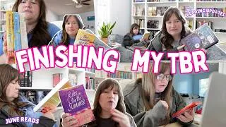 Thumbnail: 🏆 Trying to Finish My June TBR Before the Month Ends 📚 | Cozy Reading Vlog