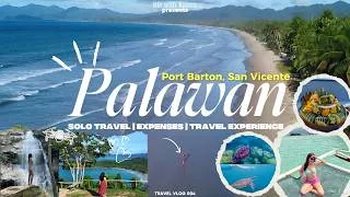 Thumbnail: Port Barton, PALAWAN🏝️ | First solo travel | Island and Land Tours with drone|Travel Guide, Expenses