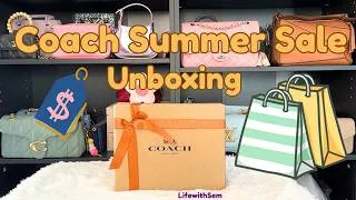 Thumbnail: 💸Coach Summer Sale ☀️ 2026 Unboxing / Reveal 🎁 Help me Decide if I Should Keep it😬