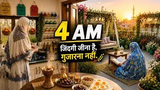 Thumbnail: Fajr ka Sukoon 🤲 Life Changing 4Am Routine 🌸 Healthy Breakfast, Namaz, Terrace Garden, Ahadees,Dua
