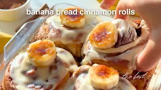 Thumbnail: Goey Soft Banana Bread Cinnamon Rolls  🤎🍌 Bake With Me
