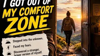 Thumbnail: Why i stepped out of my comfort zone / stepping out of my comfort zone 