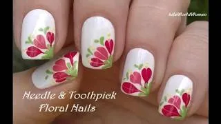 Thumbnail: Pretty Summer Nails | Beautiful White Flower Nail Art | Easy DIY Nail Design At Home!
