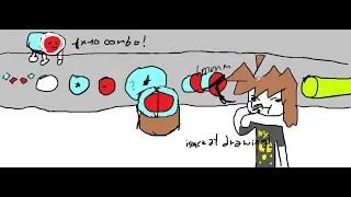 Thumbnail: Actual footage of me training in Osu!taiko (the problem with me and Osu!taiko on keyboard pt1)