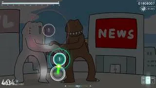 Thumbnail: Bass slut (the shadow's dirty insane) my first time to do a insane beatmap  + ultra synergy matrix